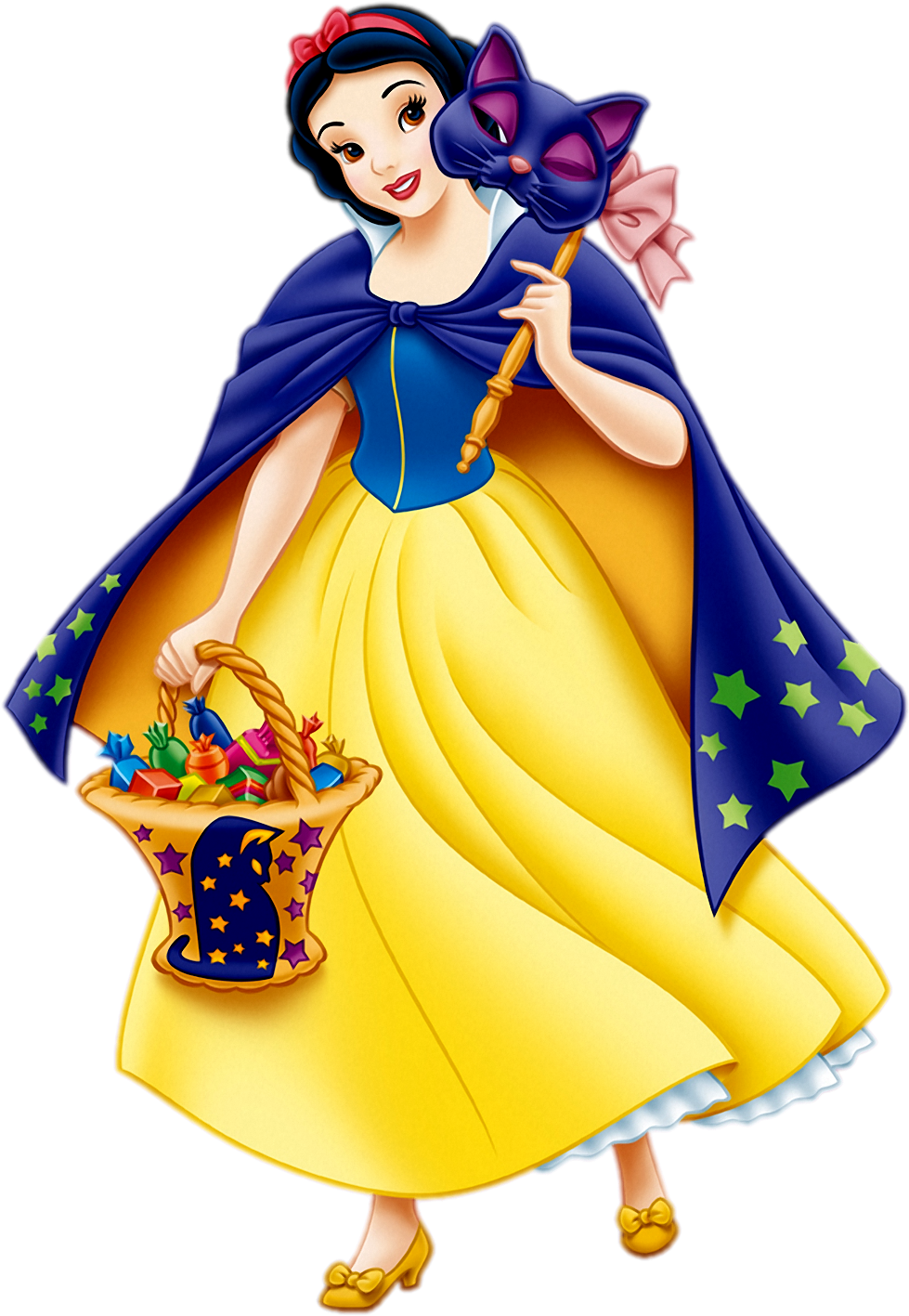 Branca De Neve Em Png - Disney Cartoon Princess Snow White (979x1417), Png Download