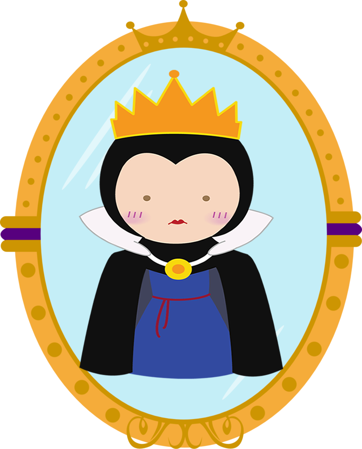 Hoje Disponibilizaremos Fundos E Imagens Para Papelaria - Espelho Branca De Neve Png (726x900), Png Download