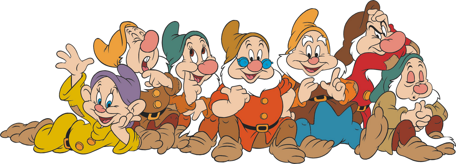 Músicas Branca De Neve - Sete Anões Png (1600x576), Png Download
