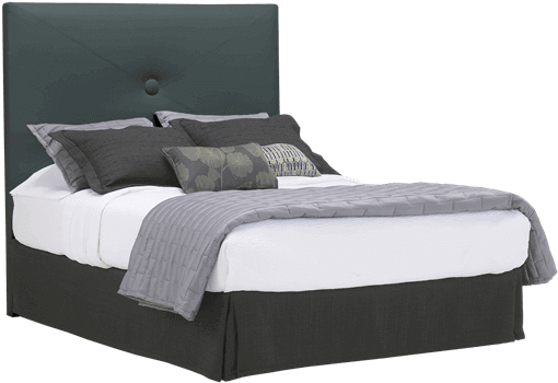 Ford Black Queen Headboard - Headboard (648x432), Png Download