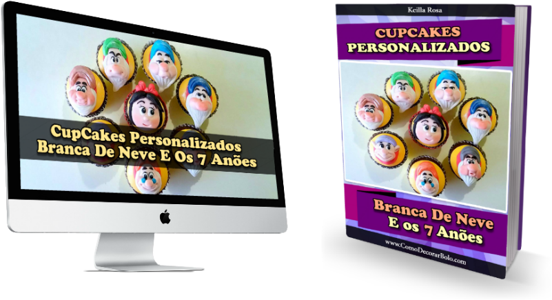 Bonus Cupcakes Personalizados Branca De Neve E Os 7 - Snow White And The Seven Dwarfs (900x494), Png Download