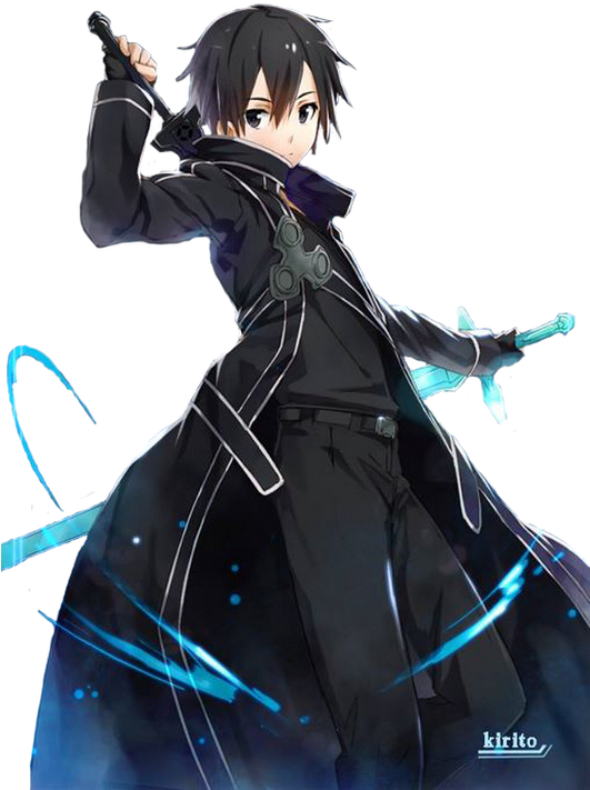 Photo - Kirito Render (530x750), Png Download