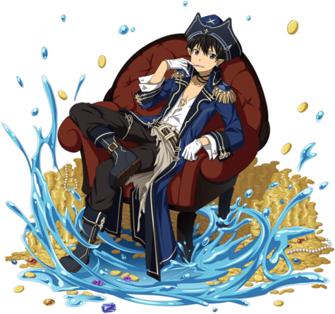 Sword Art Online, Kirito Sao, And Ｓａｏ Image - Sword Art Online Memory Defrag Lofty Captain (500x500), Png Download