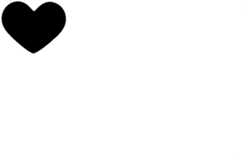 Heart Black Tumblr Ftestickers Wallpaper - Heart (1024x1024), Png Download