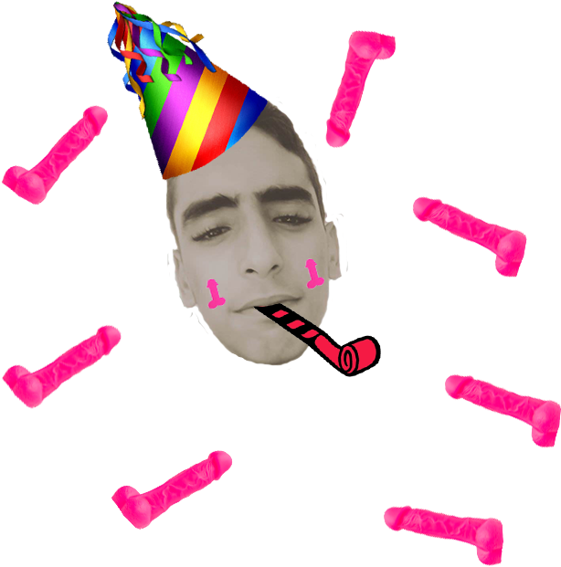 Happy Birthday @flex Posted In Birthday Forum - Party Hat (650x650), Png Download