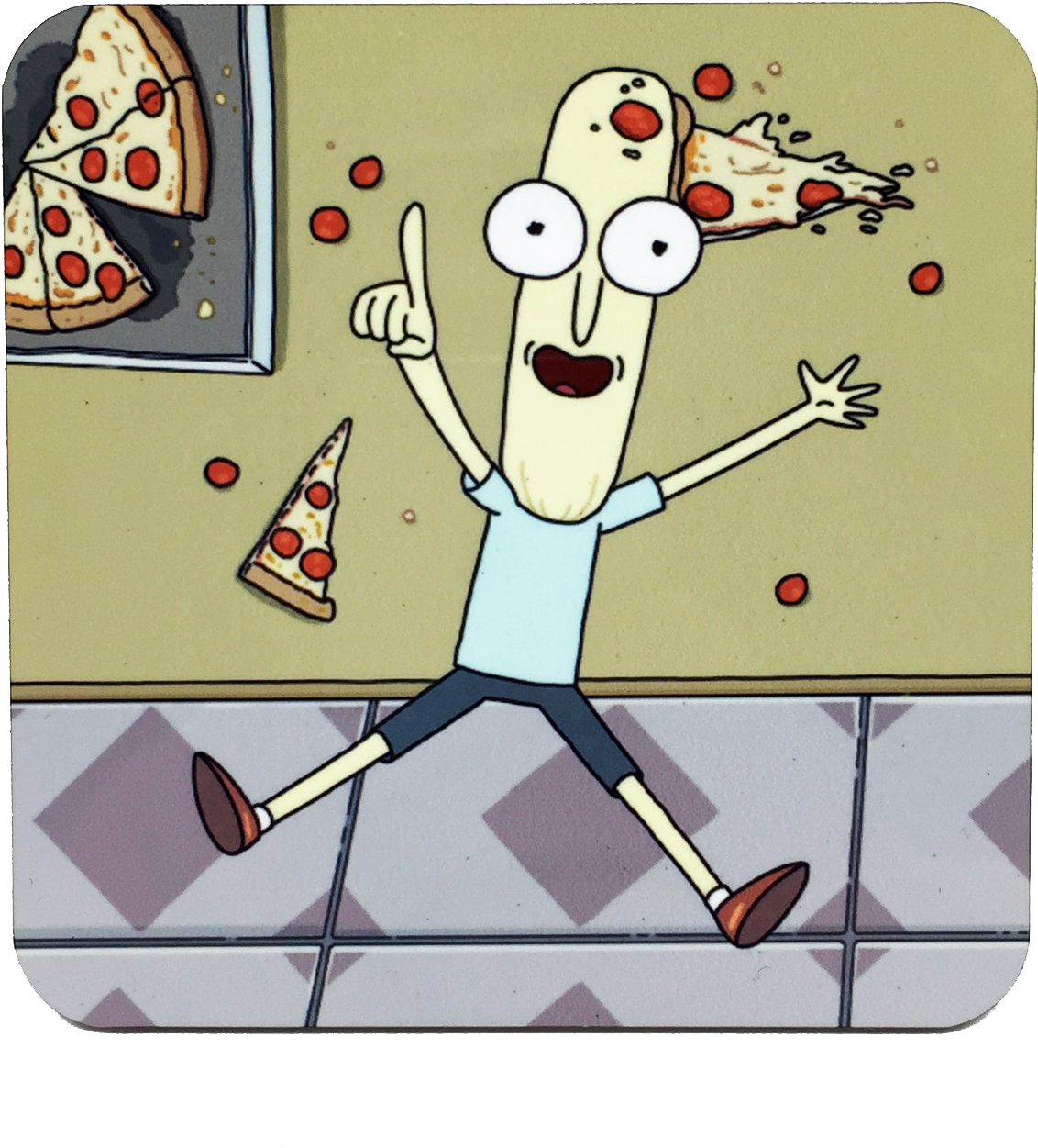 Poopybutthole Drink Coaster - Personajes Rick Y Morty (1500x1500), Png Download