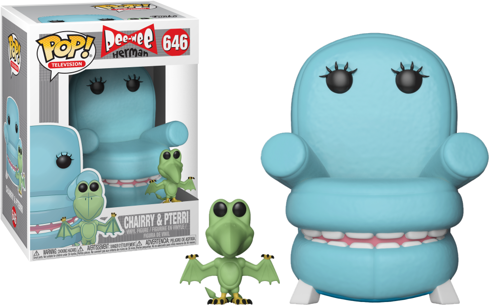 Pop Figure Pee-wee's Playhouse Chairry With Pterri - Funko Pop Pee Wee (975x608), Png Download
