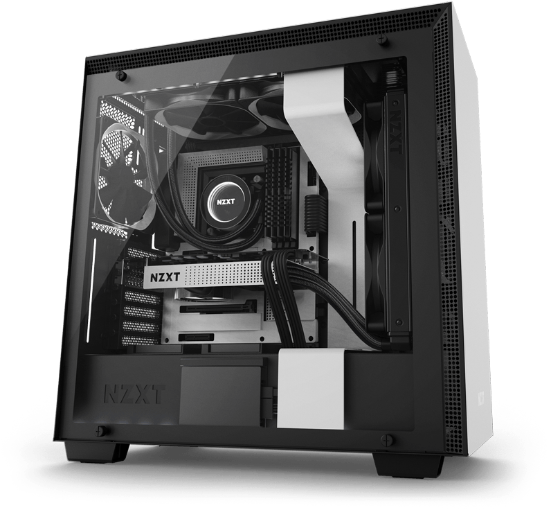 Branded & Custom Pc - Nzxt H700i (800x800), Png Download