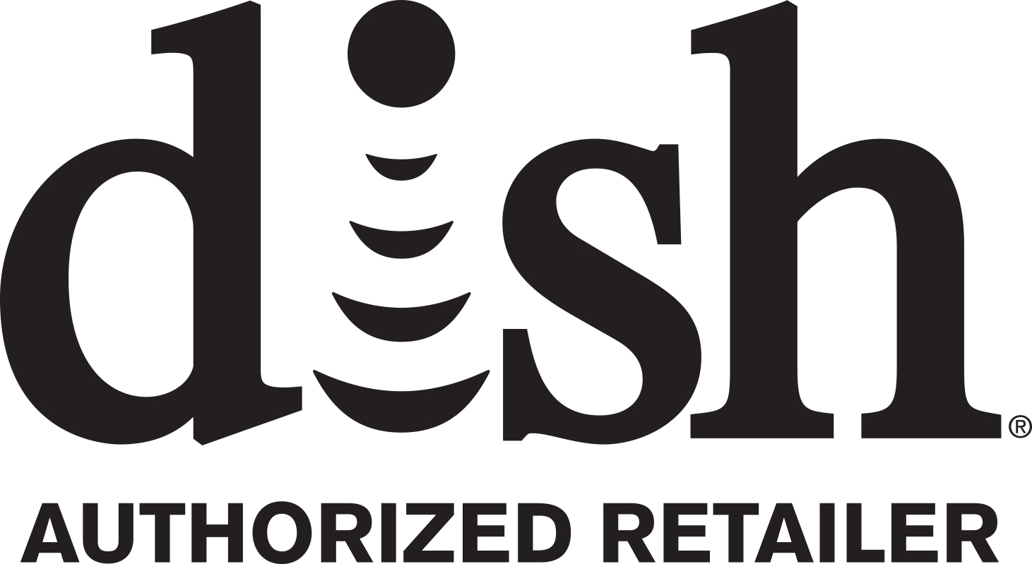 Dish Authorized Retailer Logo Vertical Black - Dish Network Logo Black (1461x799), Png Download