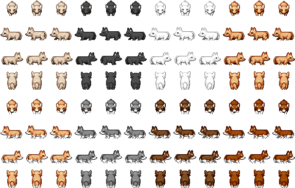 [ Img] - Farm Animal Sprite (576x384), Png Download