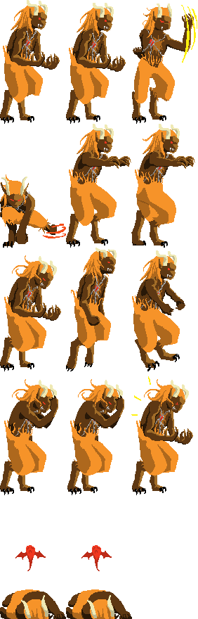 And Since It'd Be Boring Without Something Graphical - Sprite Demon Deviantart (282x880), Png Download