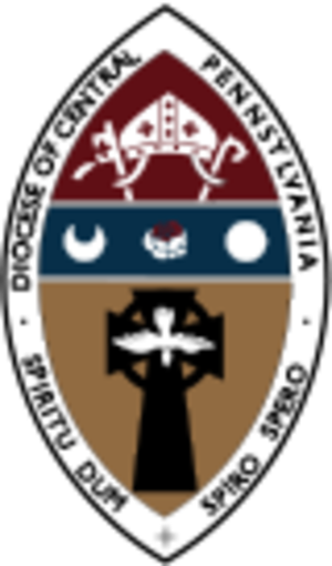 Episcopal Diocese Of Central Pennsylvania - Emblem (300x510), Png Download
