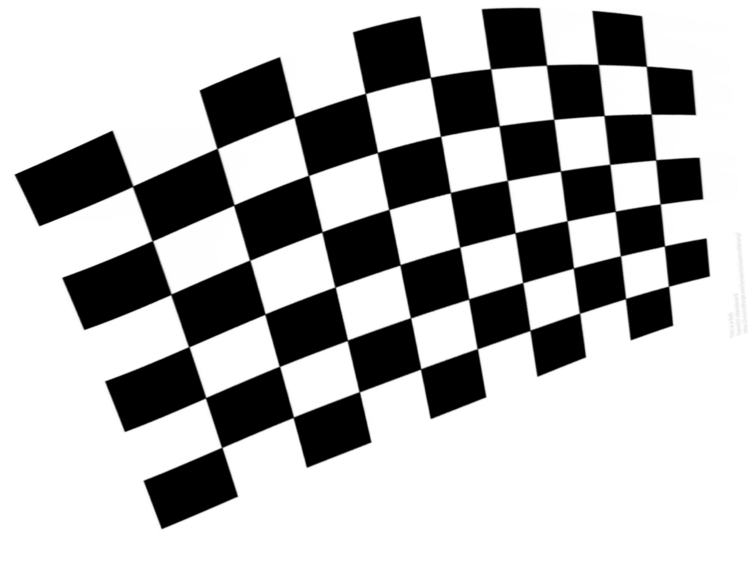 Checkerboard Clipart Camera Calibration - Chessboard Calibration (1600x1163), Png Download