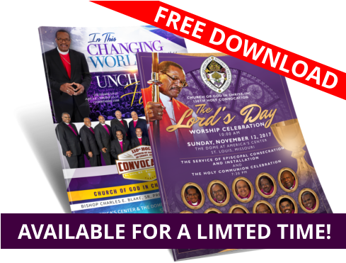 111th Holy Convocation Church Of In Christ Inc - Cogic Convocation Program Cover (488x410), Png Download