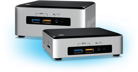Mini Pc's - Intel Nuc Skylake I5 Barebone Mini Pc (924x375), Png Download