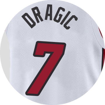 Miami Heat Goran Dragic - Miami Heat Maillot 2018 (360x360), Png Download