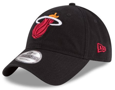 New Era Miami Heat Nba Core Classic Tw 9twenty Strapback - Chicago Bulls Caps (500x600), Png Download