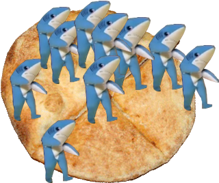 None Pizza With Left Shark - Pink Left Shark Gif Transparent (425x323), Png Download