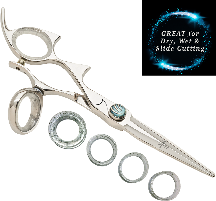 Left Hand Double Shark Swivel Stainless Cutting Shear - Scissors (900x900), Png Download