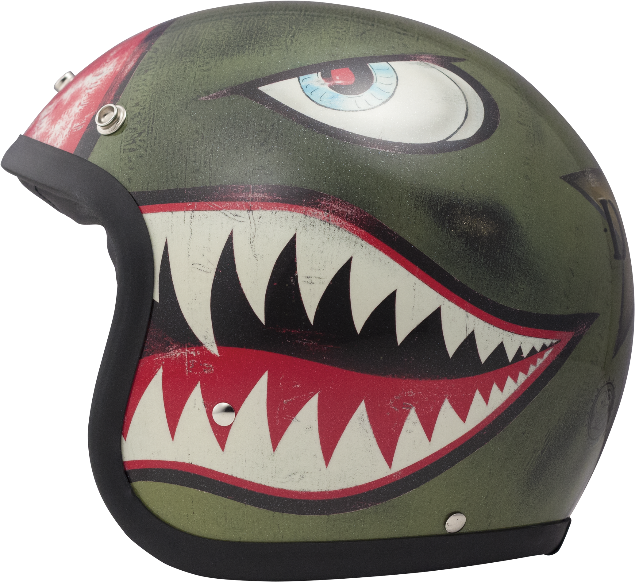 Shark Vintage Helmet (3000x3000), Png Download