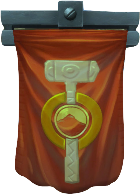 The Bronzebeard Clan - Iron Forge Banner (524x730), Png Download