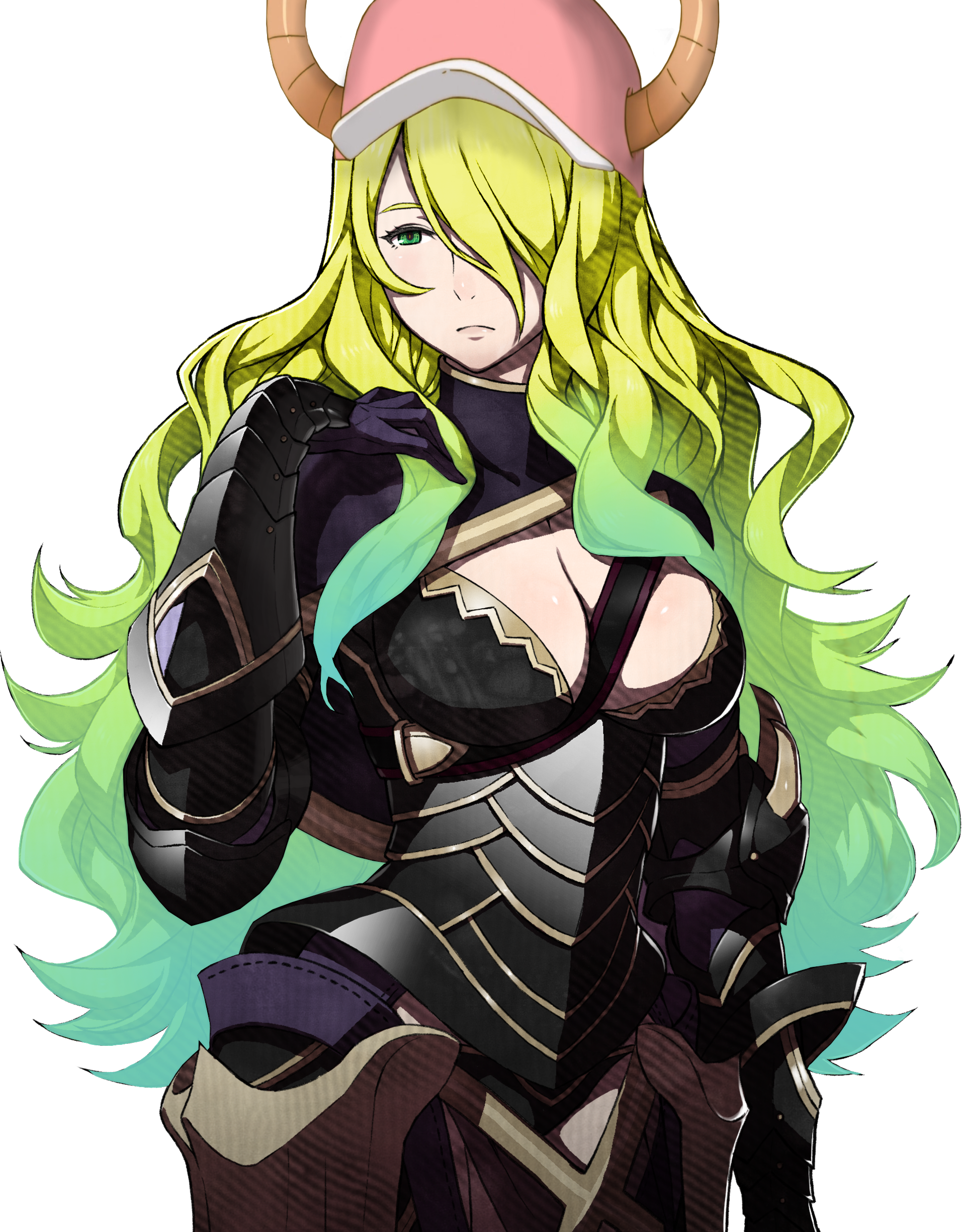 Camilla From Fates Combined With Lucoa From Miss Kobayashi's - Fire Emblem If Special Edition [3ds Game] - Japanese (500x640), Png Download