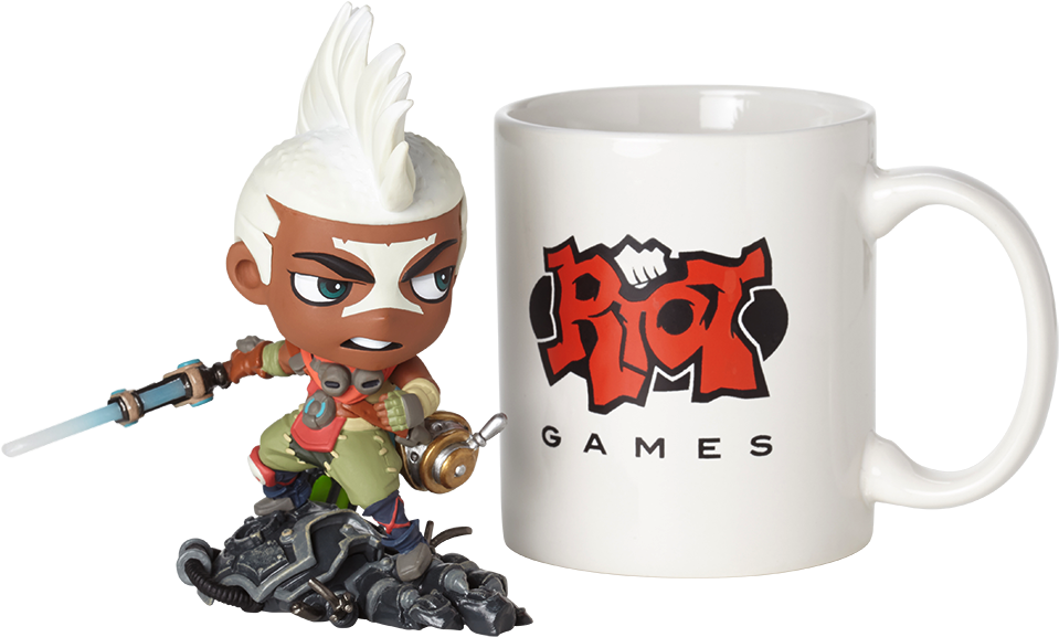 Ekko Figure - Riot Games (1000x767), Png Download