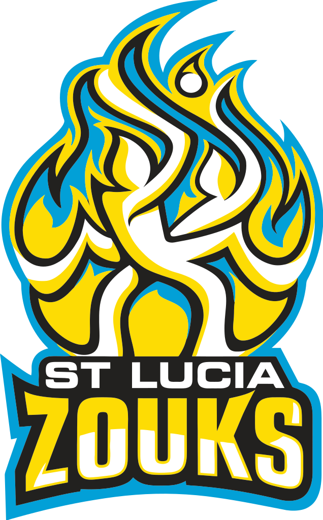 Team Logo As The St Lucia Zouks, 2013-2016 Seasons - Trinbago Knight Riders Vs St Lucia Zouks (636x1024), Png Download