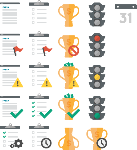 Financial Aid Dashboard Icons - Icon (442x482), Png Download