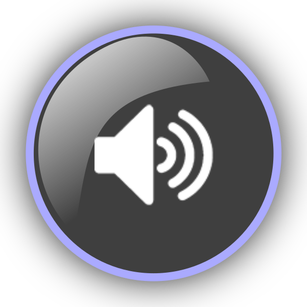 Shade Mute Button Clip Art At Clker - Sound (600x600), Png Download