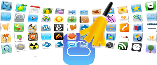 Delete Icloud Apps - Wordpress (569x248), Png Download