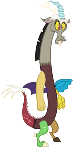 Discord - My Little Pony: Friendship Is Magic (257x500), Png Download