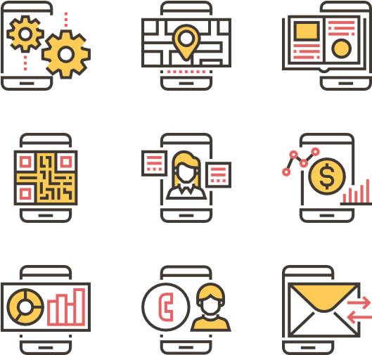 Mobile Application - Bicycle (600x564), Png Download
