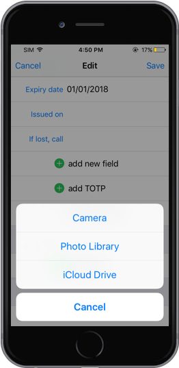 Images/7 3 - Ios Photo Library Or Camera (277x570), Png Download