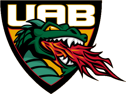 Uab Blazers Logo - Alabama Birmingham University (490x329), Png Download