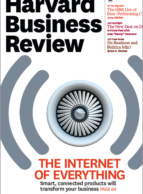 Great Iot Articles From Harvard Business Review - Harvard Business Review Logo Png (500x675), Png Download