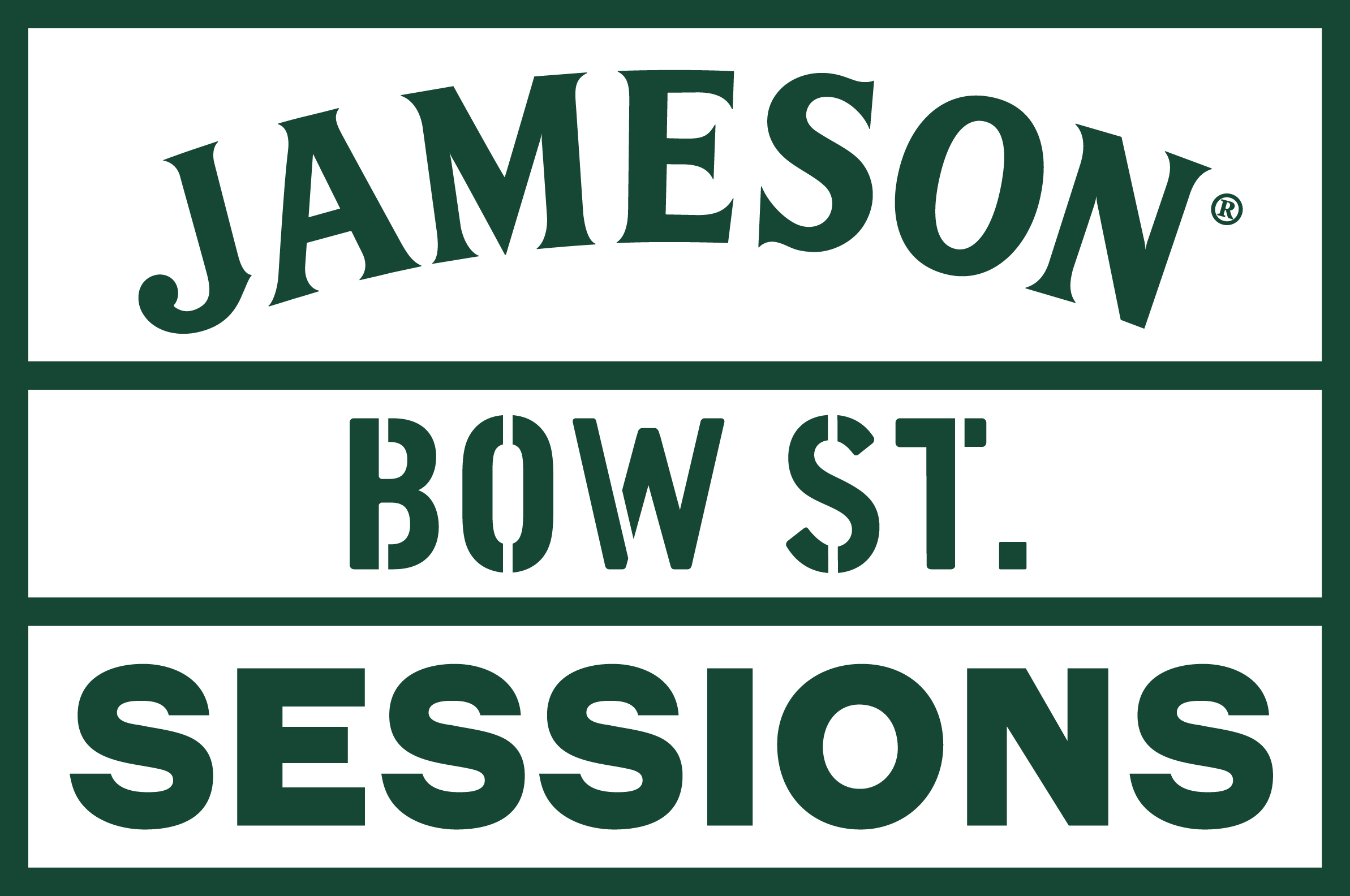 Jameson Bow St Sessions - Jameson Irish Whiskey Crest (2386x1584), Png Download