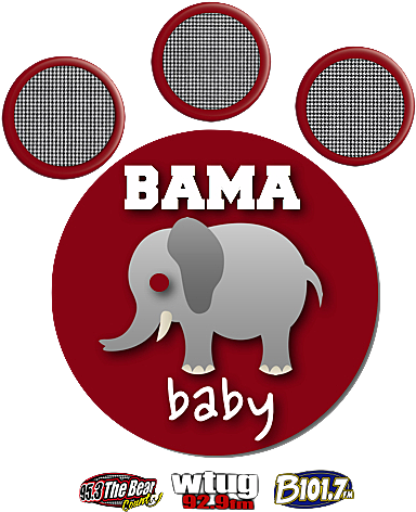 Join Us As We Feature Some Of The Cutest Bama Fans - Bama Baby (524x560), Png Download