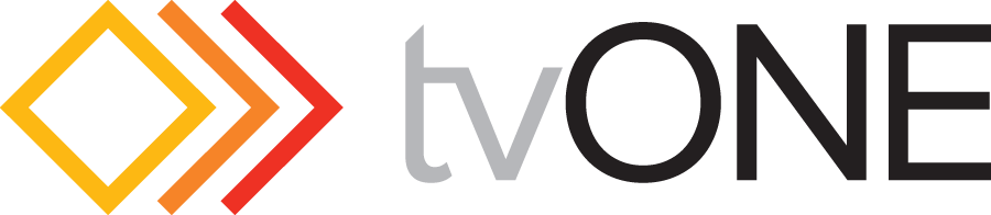 Tvone Logo Color - Tv One 1rk-4ru-psu (900x196), Png Download