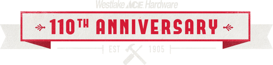 Westlake Ace Hardware 110th Anniversary - 110th Anniversary (905x217), Png Download