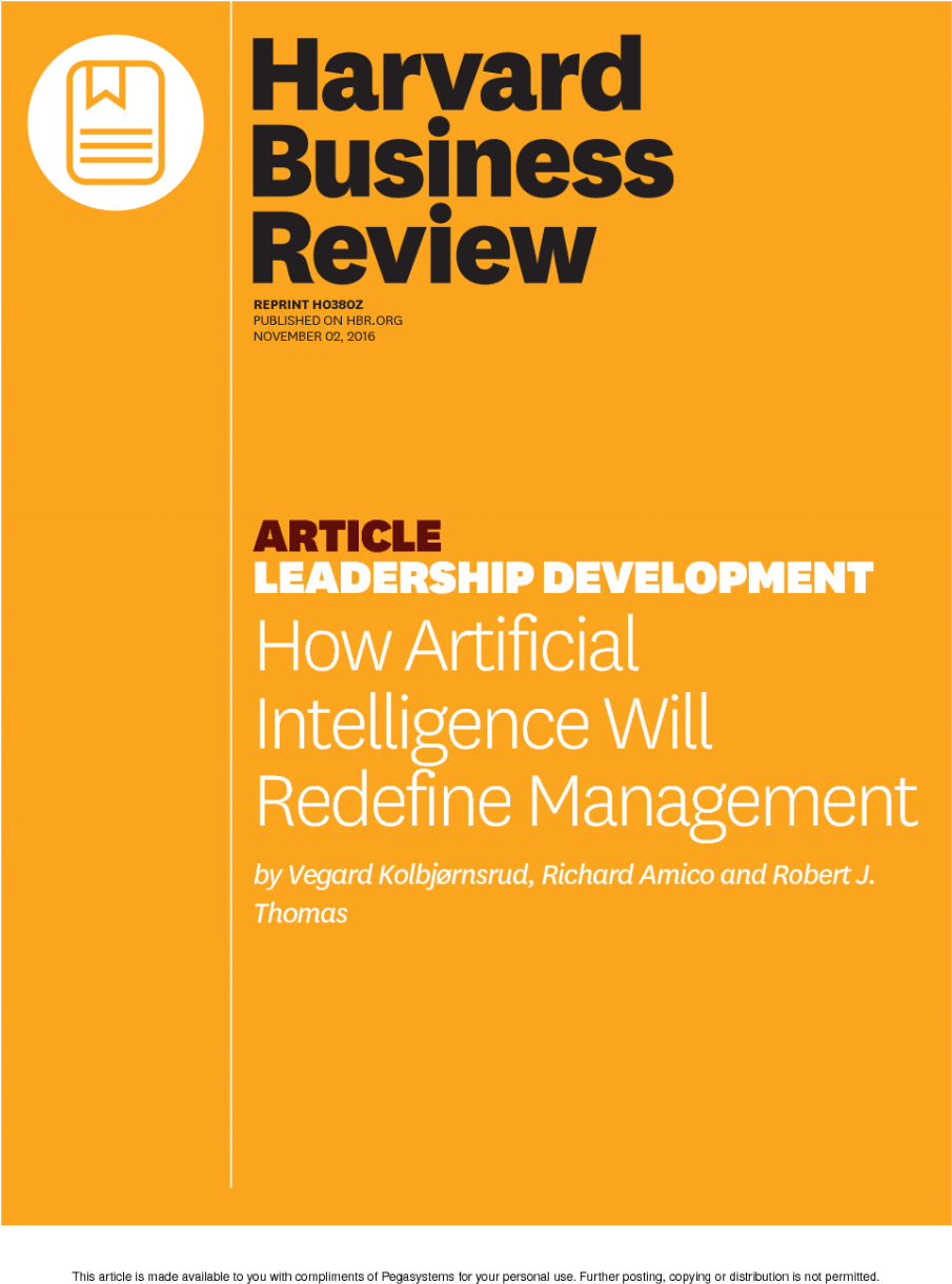 Presentation - Harvard Business Review November December 2017 (1024x1325), Png Download