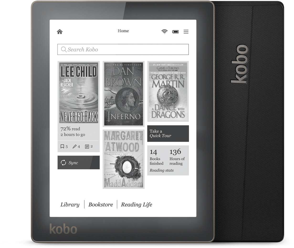 Kobo Aura Black Friday (1280x1149), Png Download