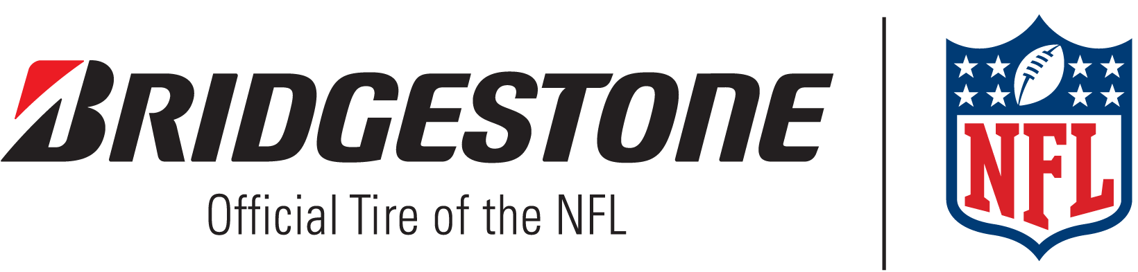 Bridgestone Official Tire Of Nfl (1676x496), Png Download