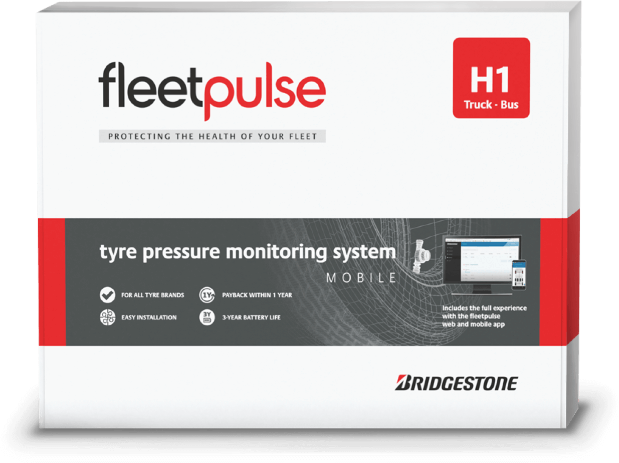 The Simplest Way To Monitor Tyre Pressure For A More - Fleet Pulse Bridgestone (1254x924), Png Download