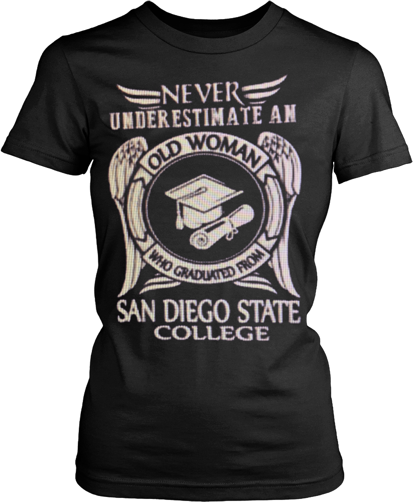 Never Underestimate An Old Woman Who Graduated From - Sons With Arthritis Ibuprofen Chapter Shirt (1000x1000), Png Download