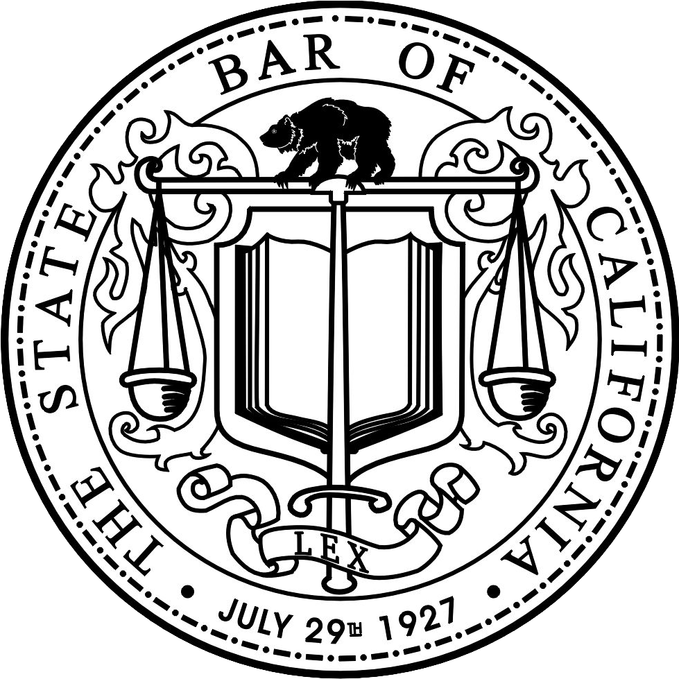 Los Angeles, Ca 90036 323 934 - California State Bar Logo (988x988), Png Download