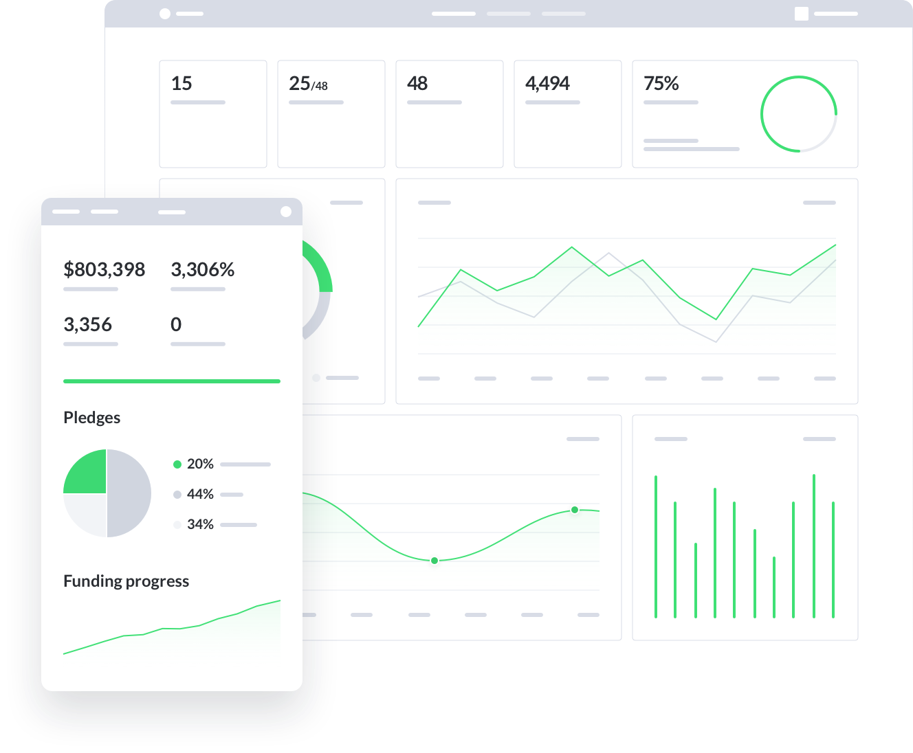 Performance-based Crowdfunding - Crowdfunding (1328x1096), Png Download