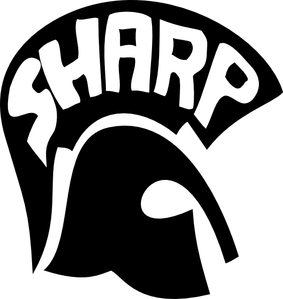 Sharp Logo - Skinheads Against Racial Prejudice Logo (564x595), Png Download