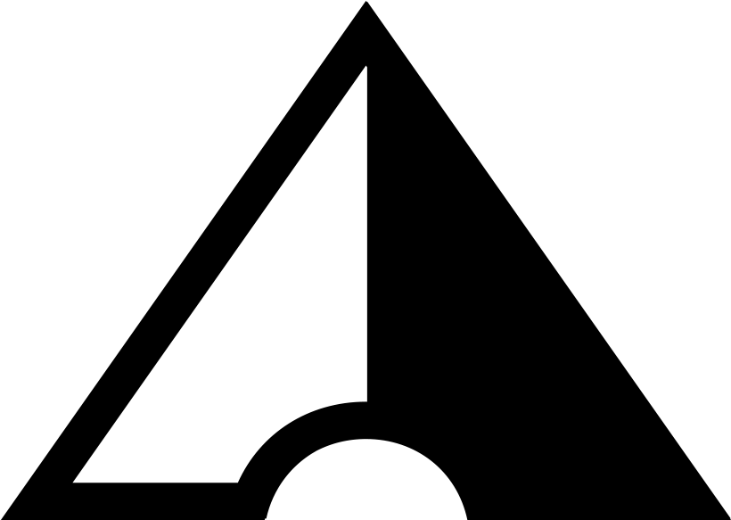 1000 Pixels Black - Triangle (1000x1000), Png Download