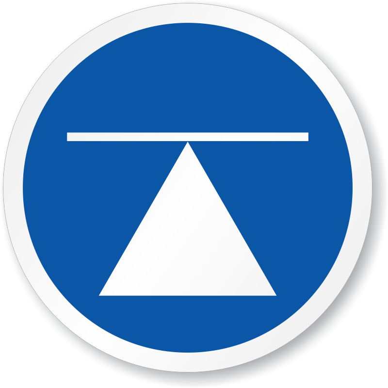 Center Of Gravity Iso Sign - Centre Of Gravity Symbol (800x800), Png Download